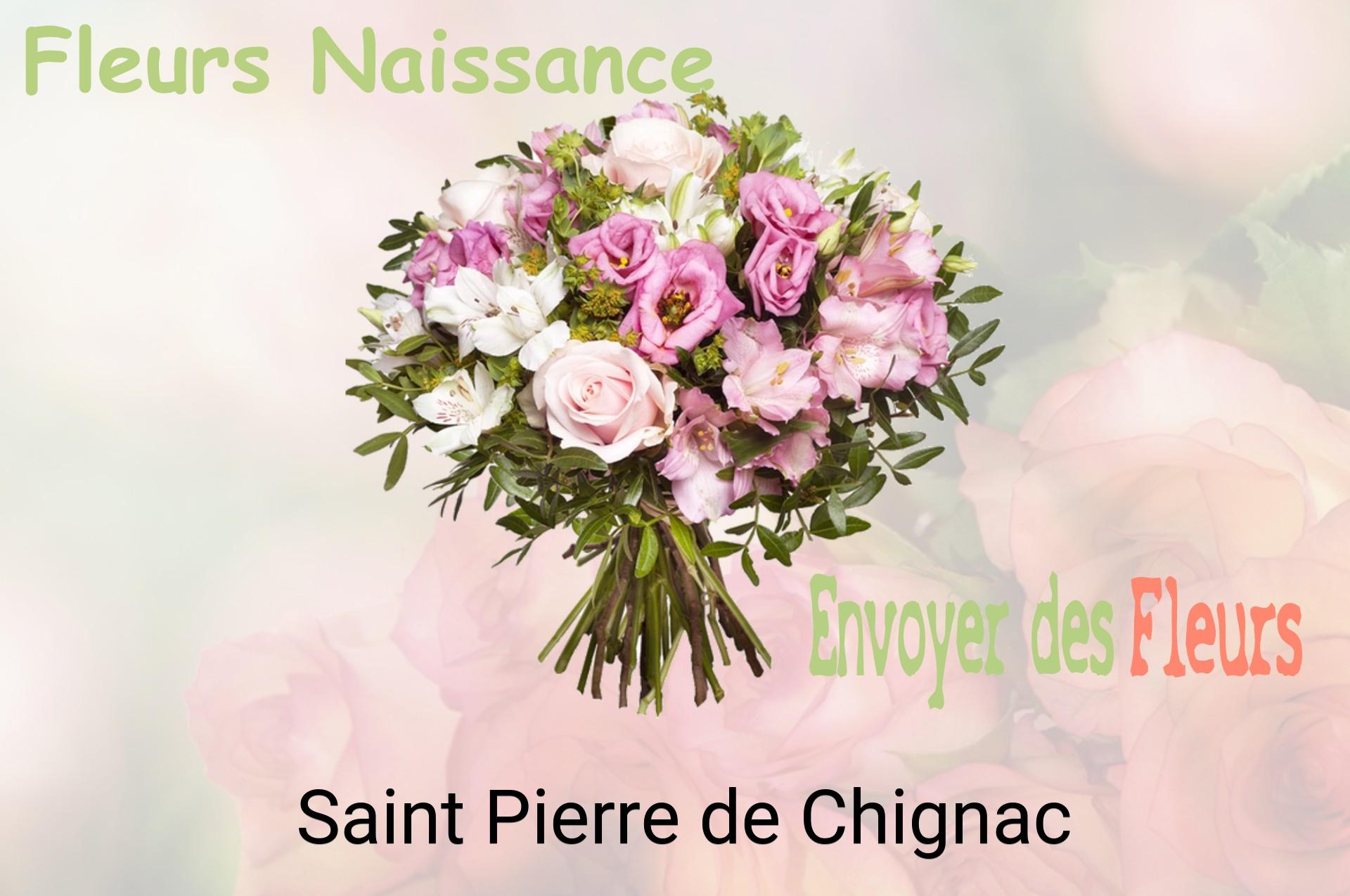 Bouquet de fleurs de naissance livré à Saint-Pierre-de-Chignac